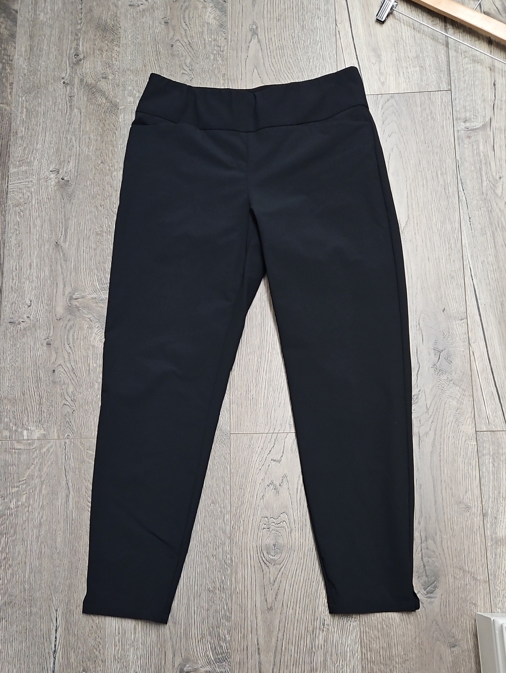 Polo by Ralph Lauren Black Slim Cropped Pull-On Pants